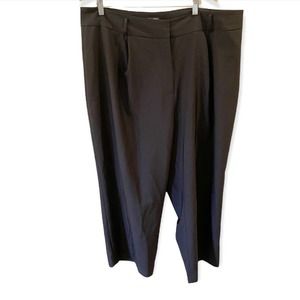 City Chic Black Wide Leg Career Dress Pants Size Large/ Size 20